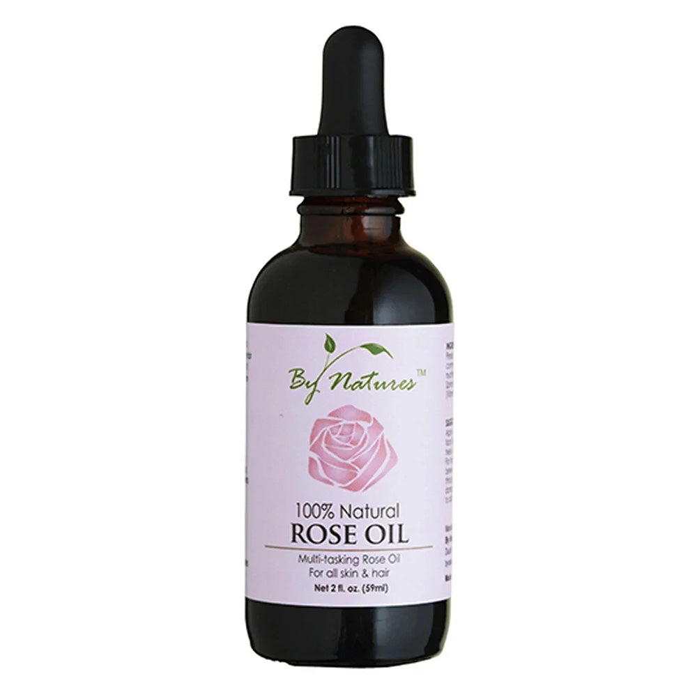 By Natures Soothes Skin and Hair Enhances Glow Rose Oil 2Oz (59ml)